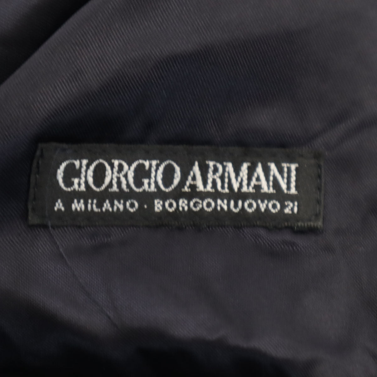 GIORGIO ARMANI 90s Italian Coat Navy Blue Size 40