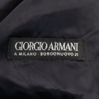 GIORGIO ARMANI 90s Italian Coat Navy Blue Size 40