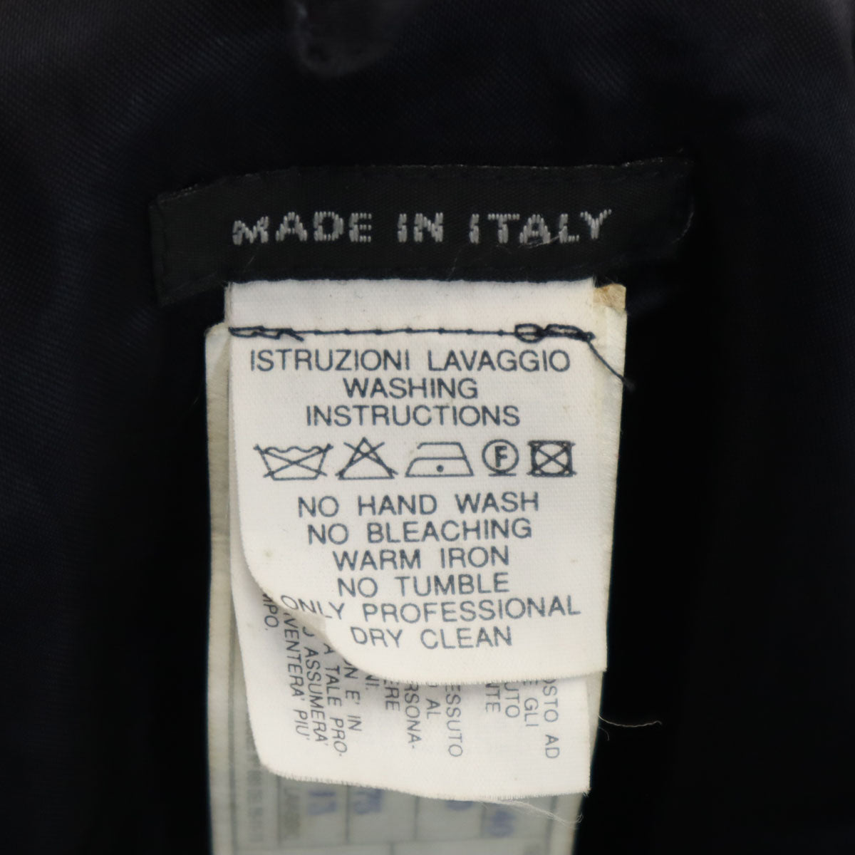 GIORGIO ARMANI 90s Italian Coat Navy Blue Size 40