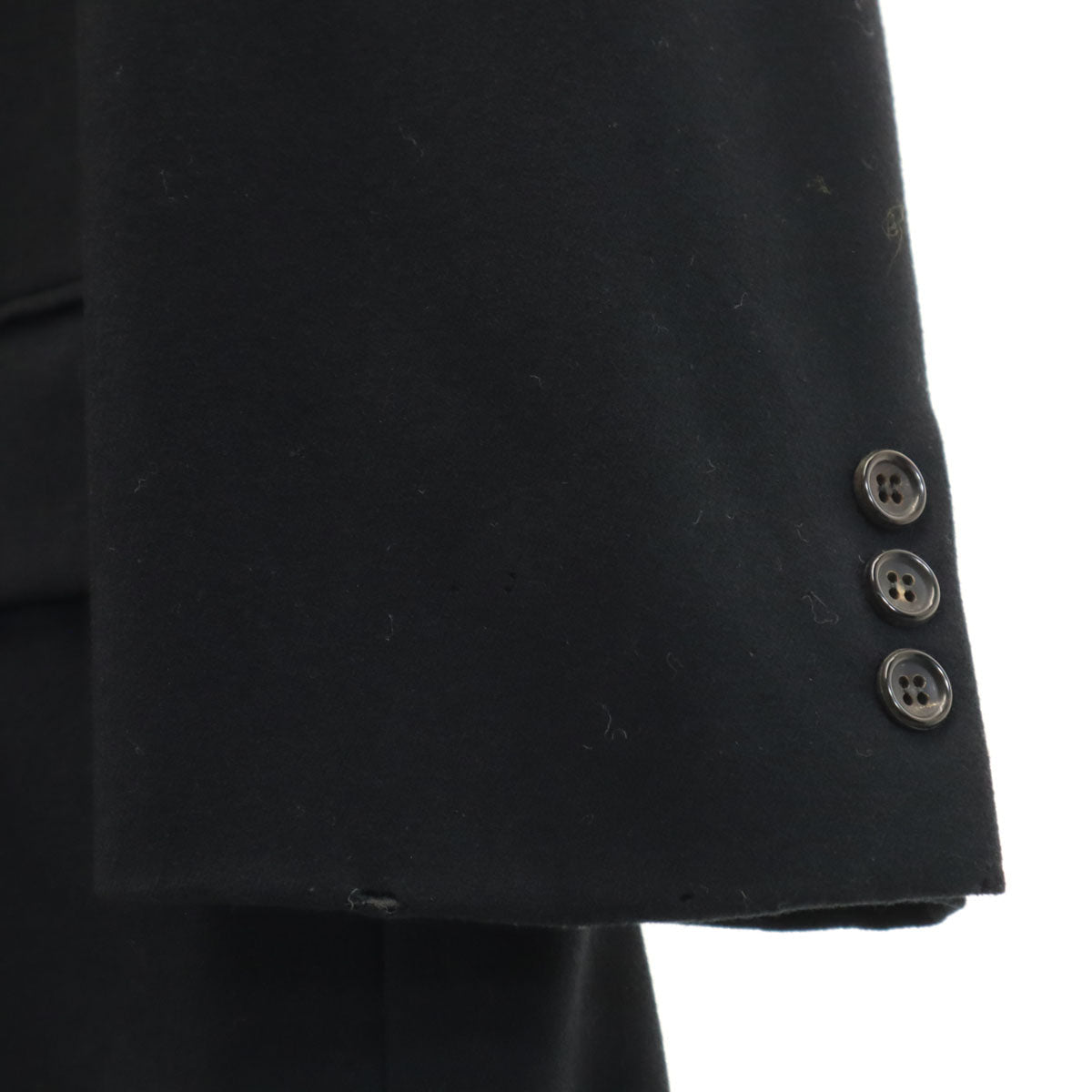 COMME des GARCONS HOMME 80s Vintage Wool Blazer Black Size S