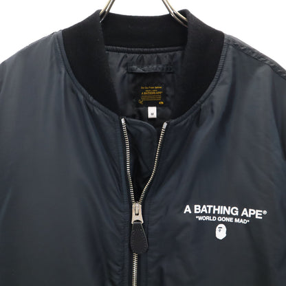Bape A BATHING APE Flight Jacket Black Size M