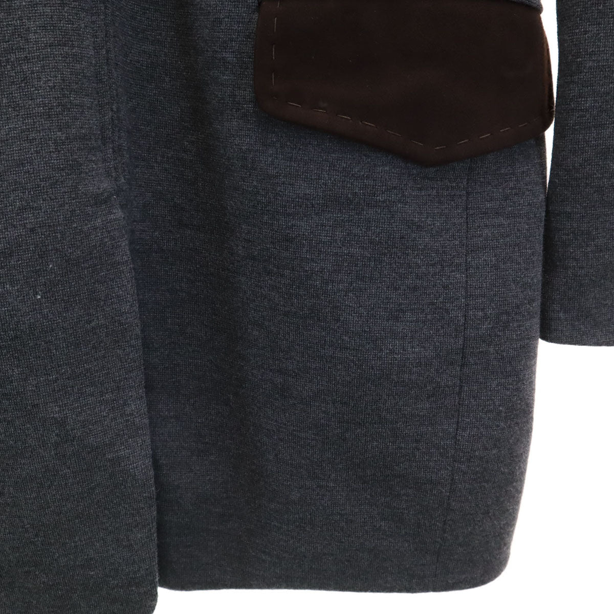 GUCCI Italian Wool Blend Coat Gray Size 40