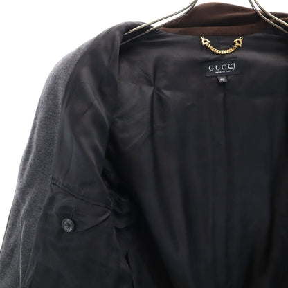 GUCCI Italian Wool Blend Coat Gray Size 40