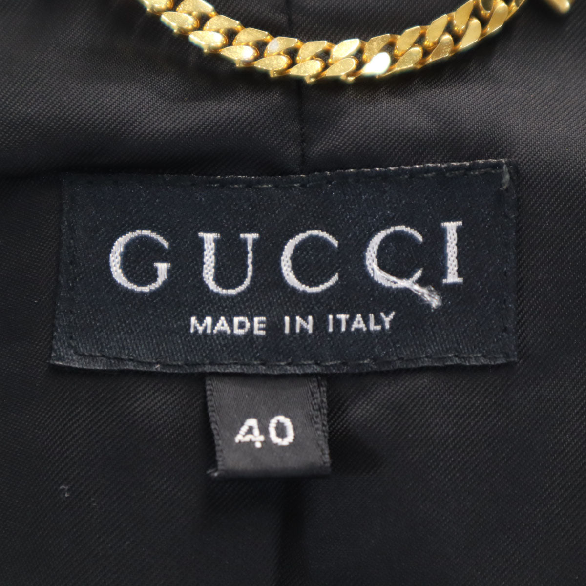GUCCI Italian Wool Blend Coat Gray Size 40