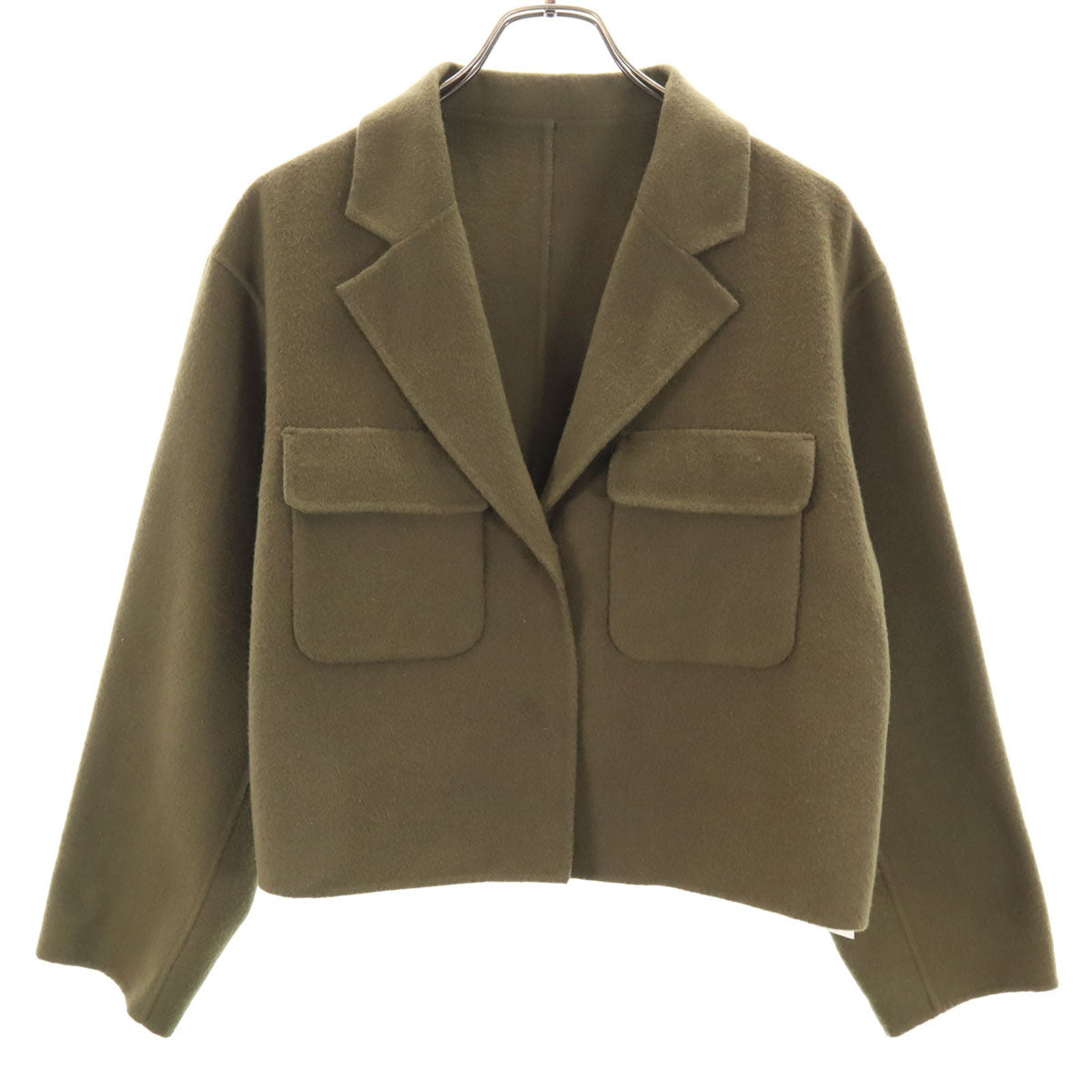 allureville Short Wool Jacket Khaki Size 2