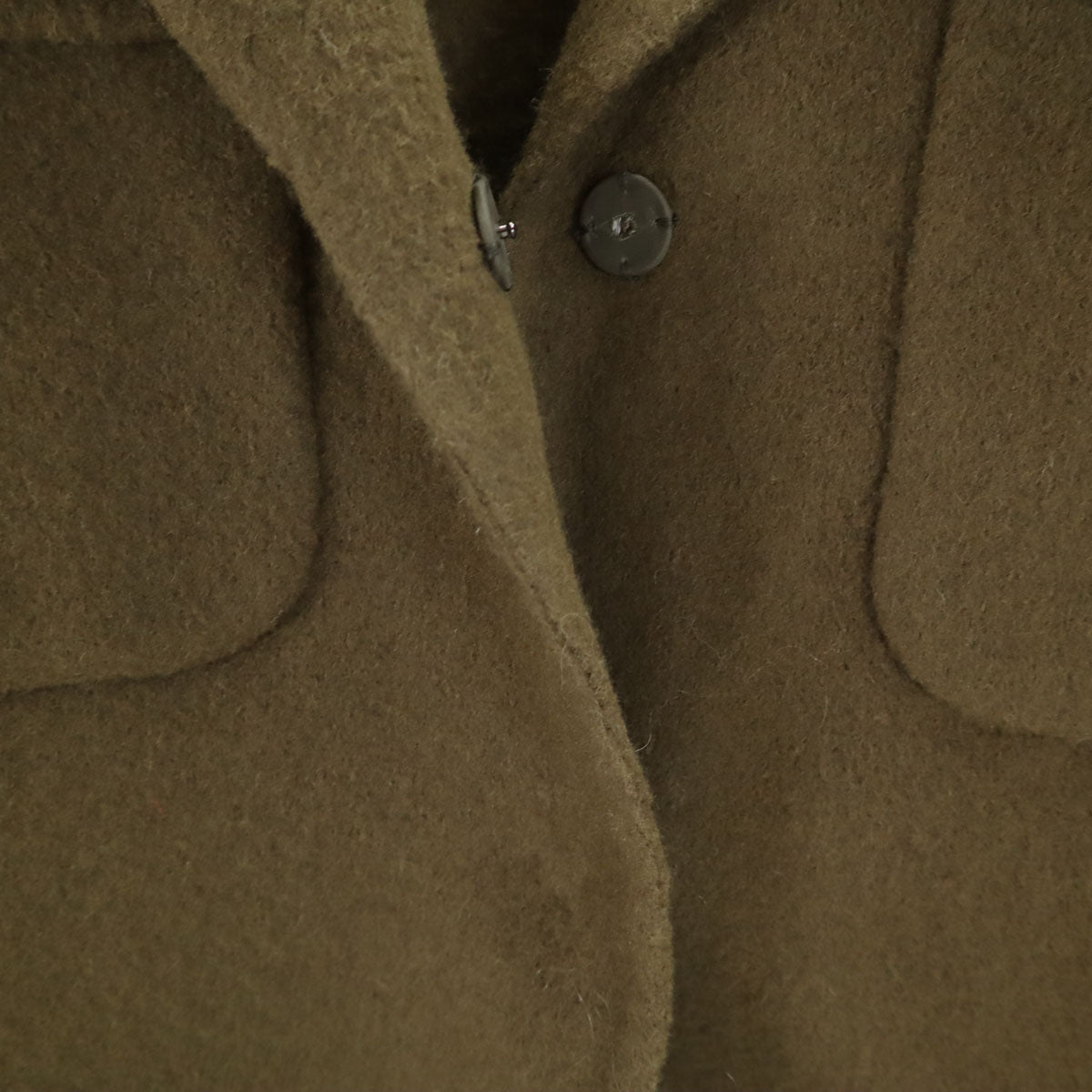 allureville Short Wool Jacket Khaki Size 2