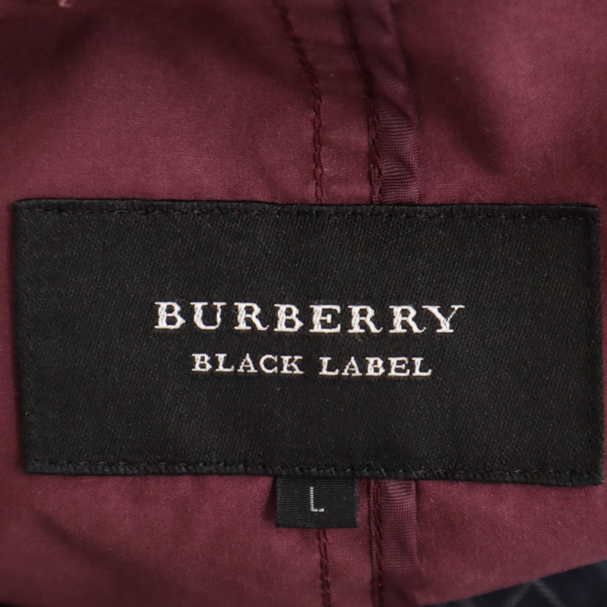 BURBERRY BLACK LABEL Lined Mountain Jacket Purple Size L