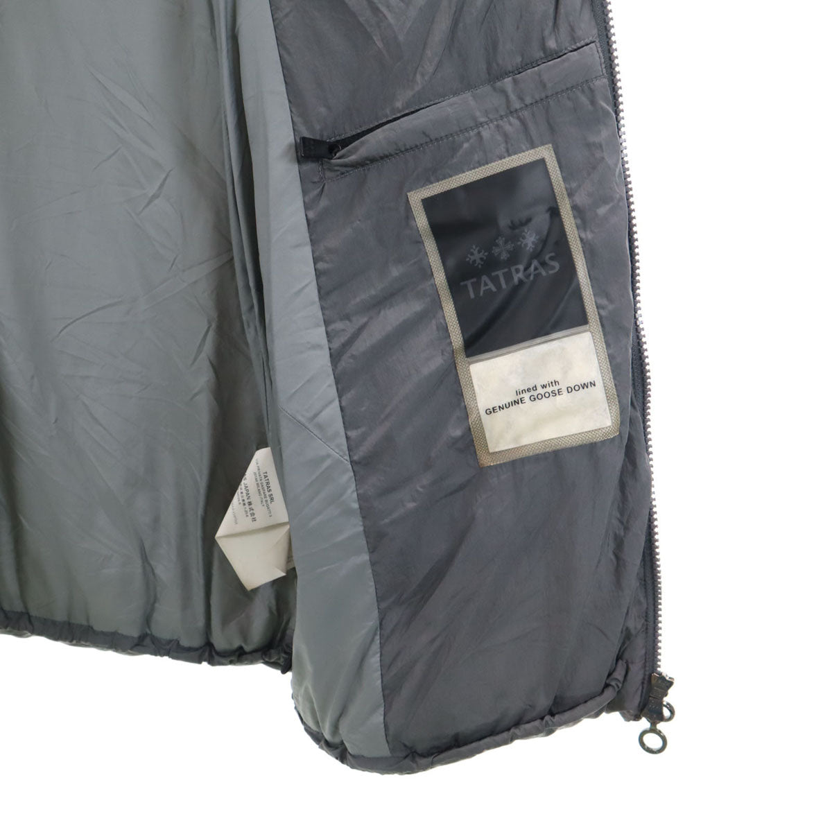 TATRAS Politeama Poland Down Jacket Charcoal Size 2
