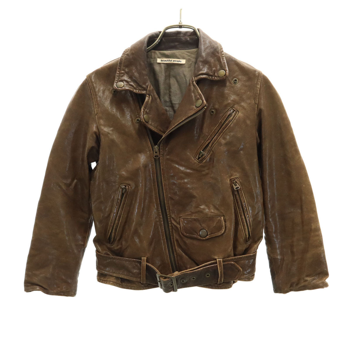 beautiful people Brown Leather Jacket Size 130