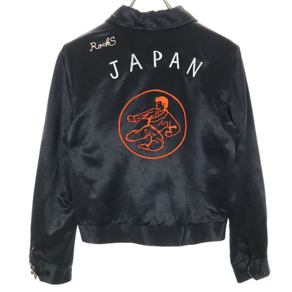 OZONE ROCKS Back Embroidery Jacket Black
