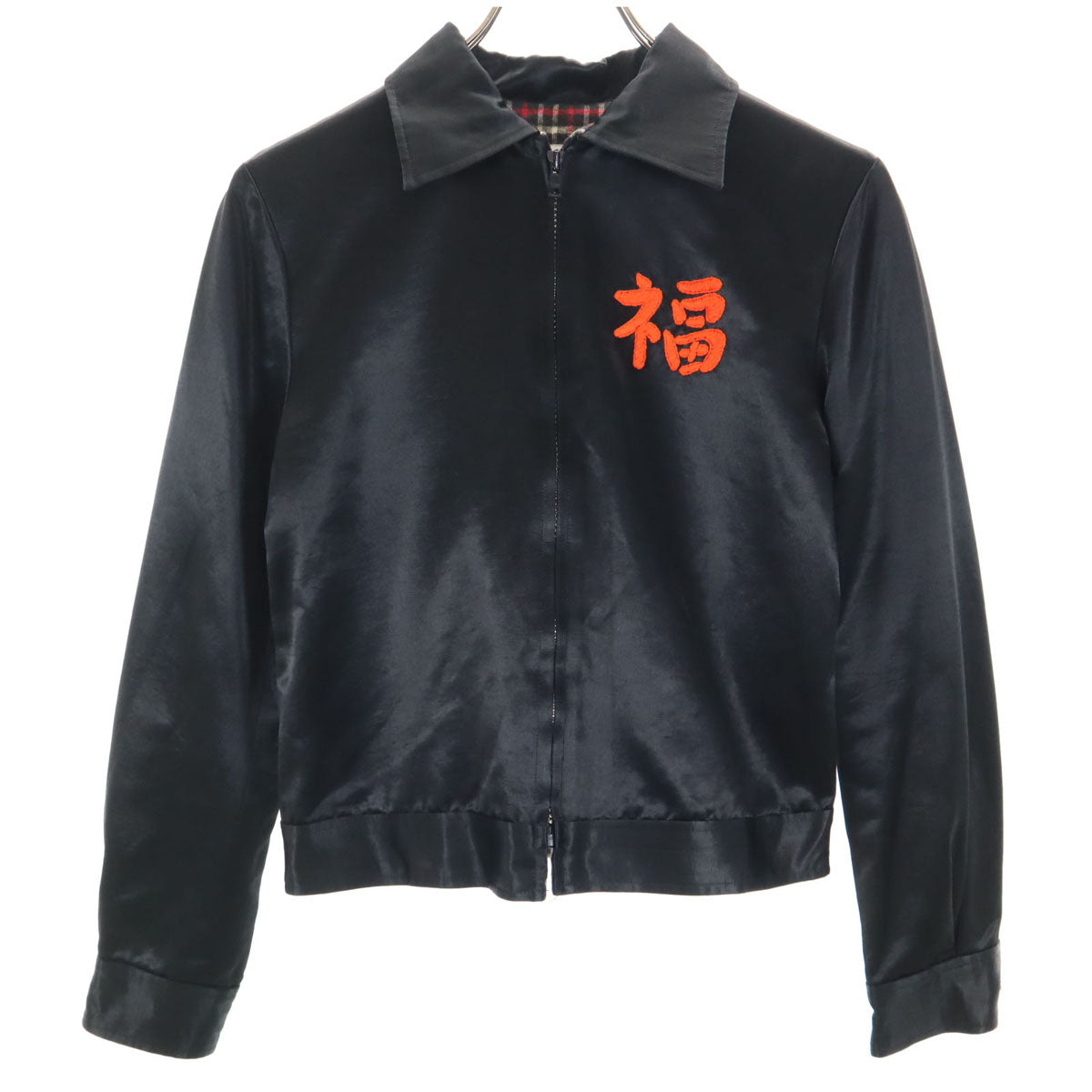 OZONE ROCKS Back Embroidery Jacket Black