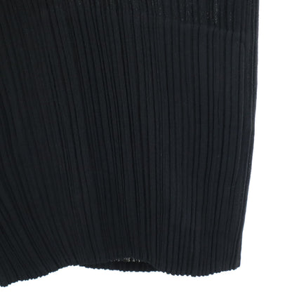 ISSEY MIYAKE Japanese Long Sleeve Cardigan Black Size JP 3