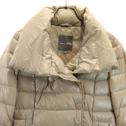 DUVETICA Bulgarian Down Jacket Greige Size 40