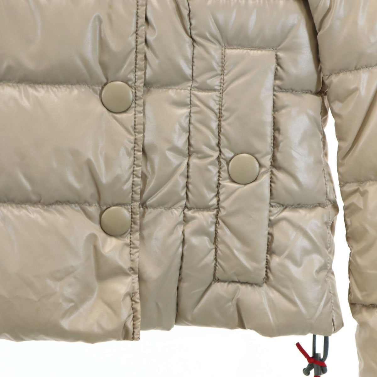 DUVETICA Bulgarian Down Jacket Greige Size 40