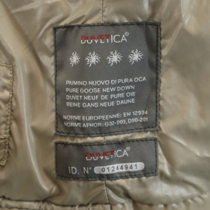 DUVETICA Bulgarian Down Jacket Greige Size 40