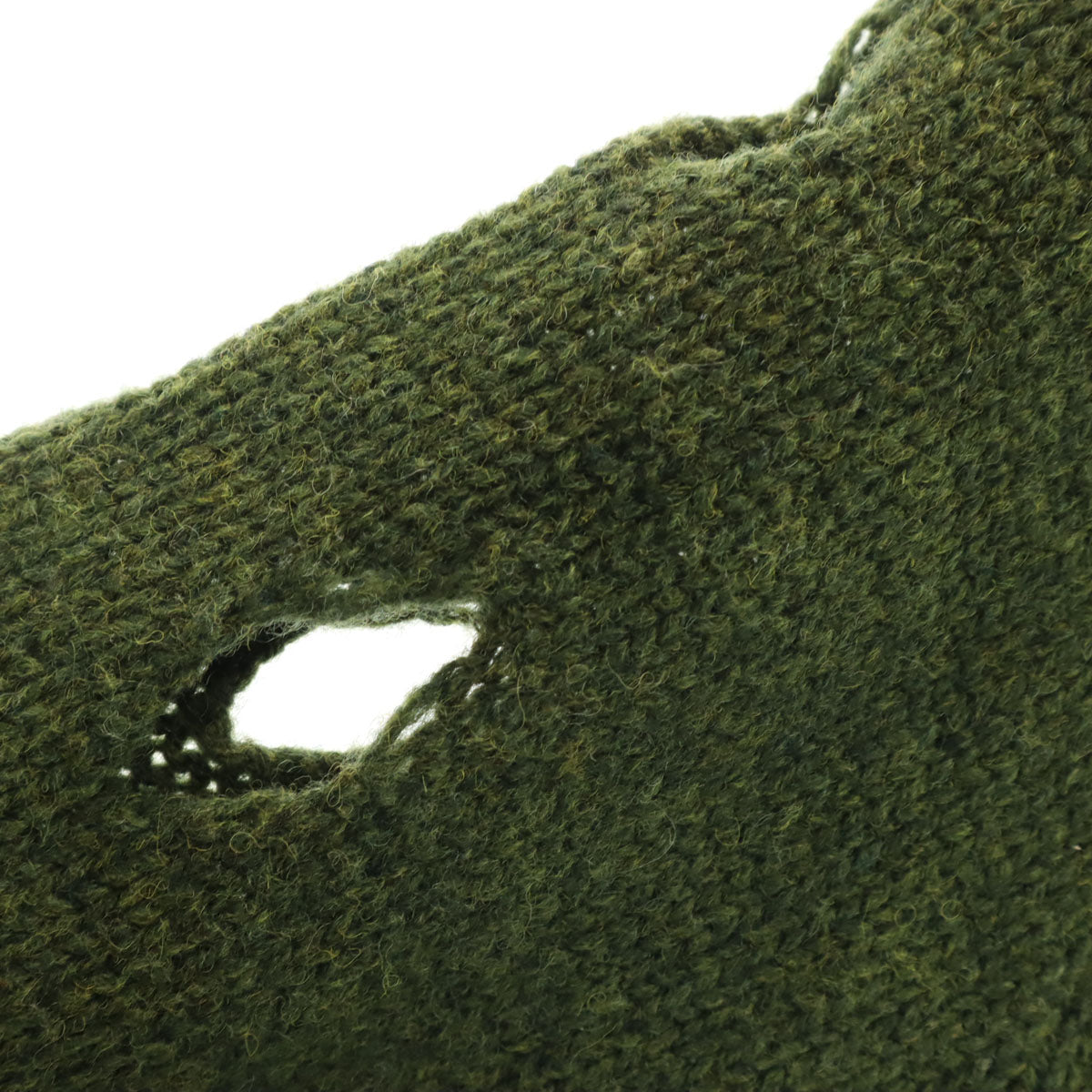 KAPITAL Japan 3G Cutout Raglan Sweater Khaki Size JP 3