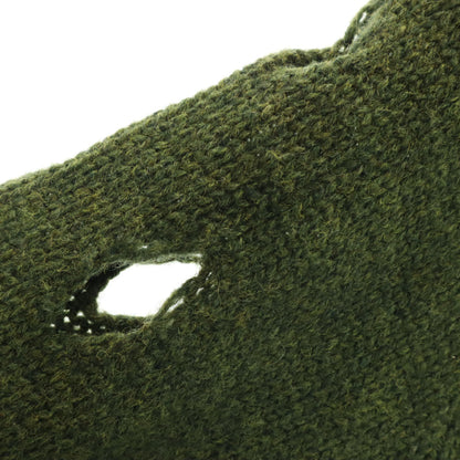 KAPITAL Japan 3G Cutout Raglan Sweater Khaki Size JP 3