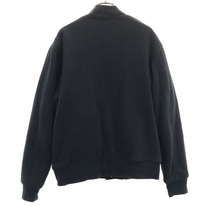 STUSSY Padded Sweat Varsity Jacket Black Size S
