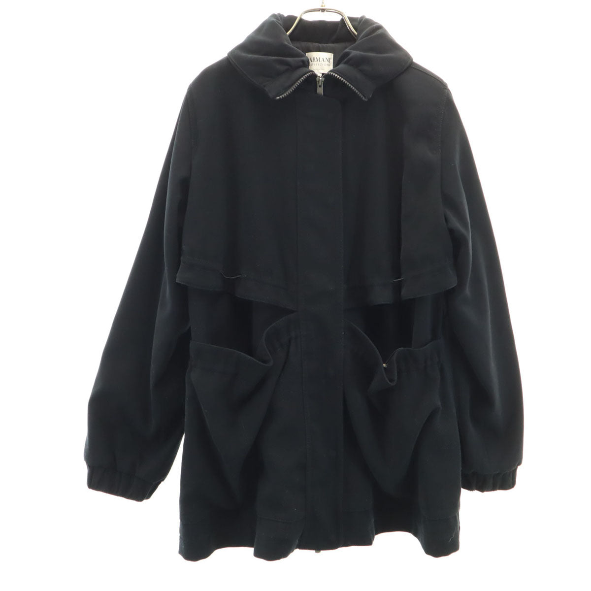 ARMANI Italian Made Zip Jacket Black Size 38