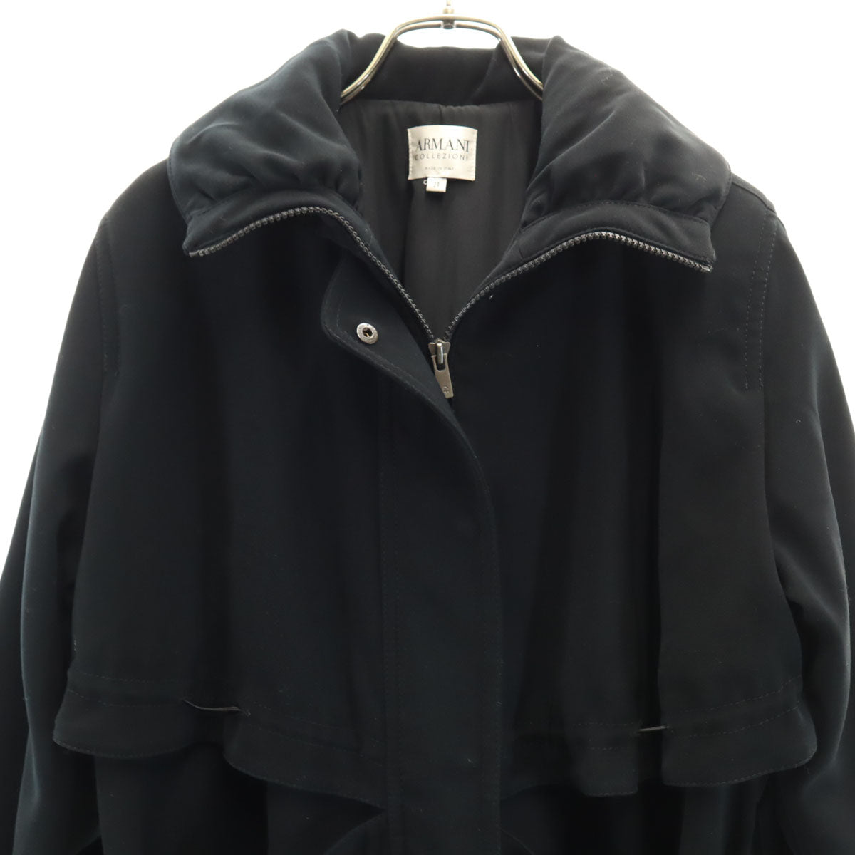 ARMANI Italian Made Zip Jacket Black Size 38