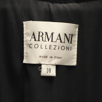 ARMANI Italian Made Zip Jacket Black Size 38