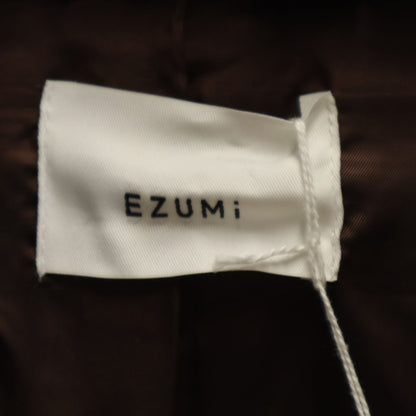 EZUMi Knit Sleeve Boa Coat Brown Size M
