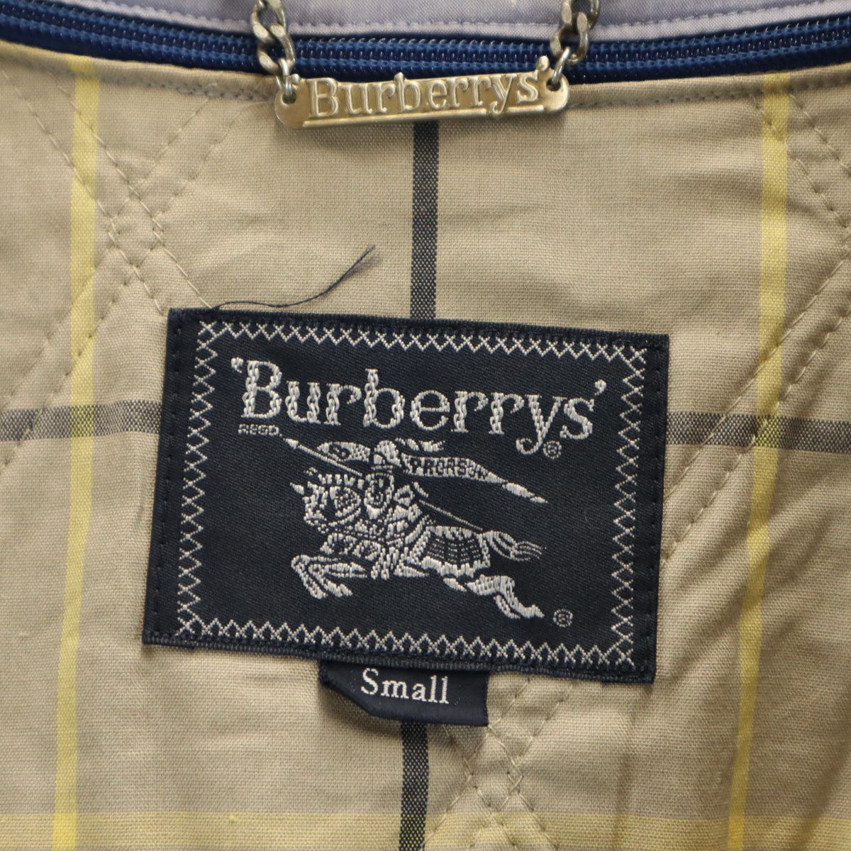 Burberrys 90s Vintage Blue Jacket w/ Liner Size S