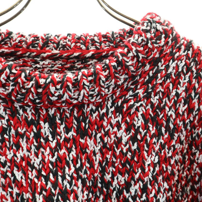 Maison Margiela Wool Blend Melange Sweater Red Size S