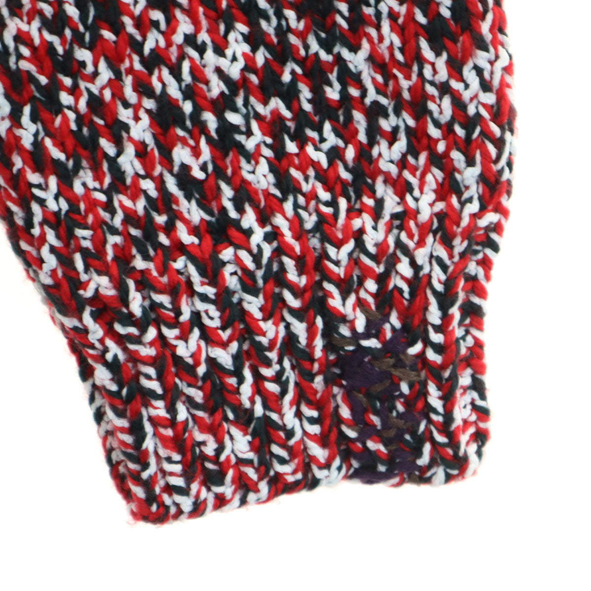 Maison Margiela Wool Blend Melange Sweater Red Size S
