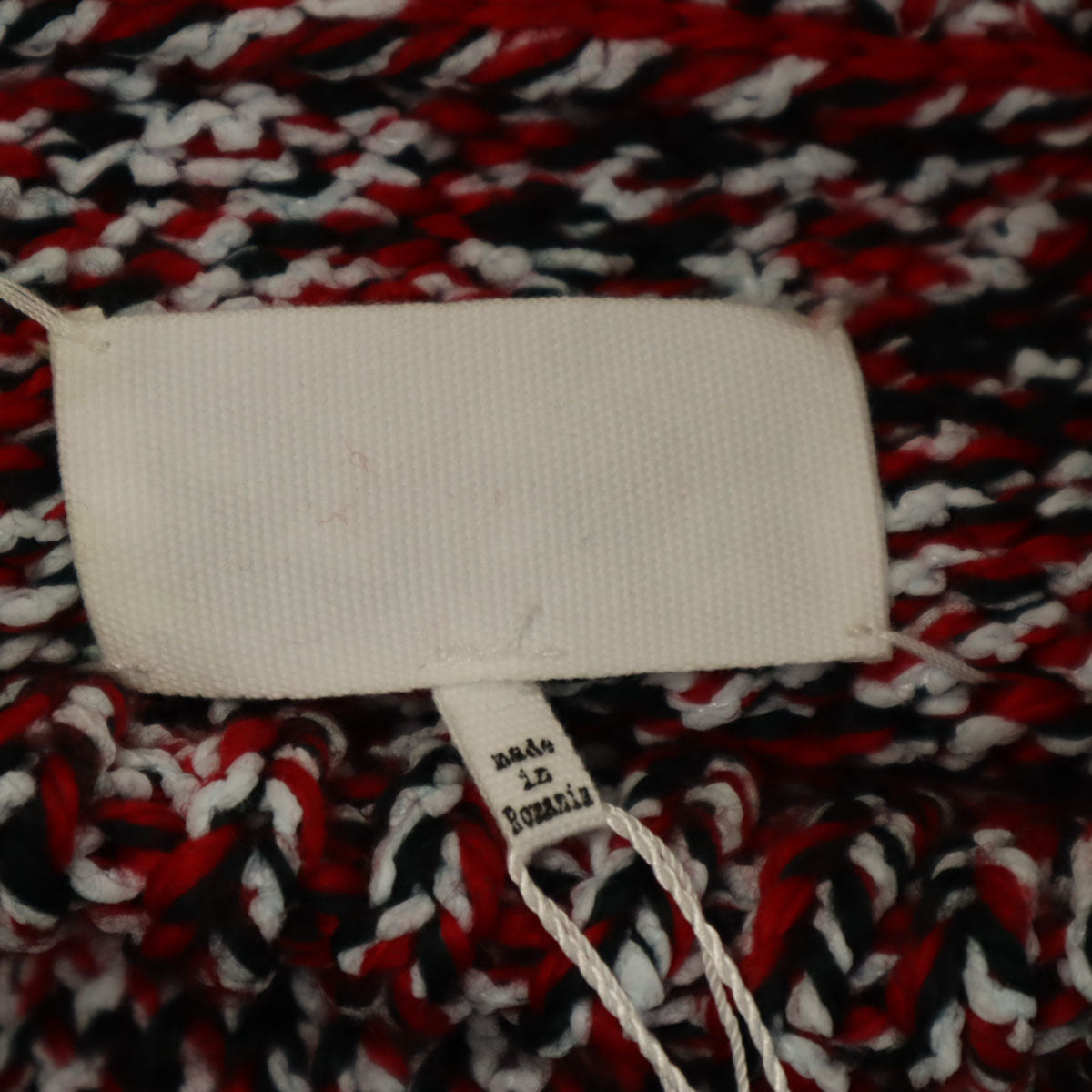 Maison Margiela Wool Blend Melange Sweater Red Size S
