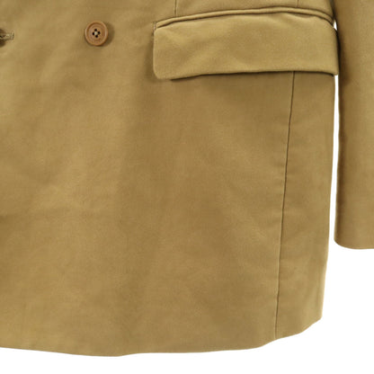 Mr.GENTLEMAN Cotton Suede Double Jacket Camel Size L