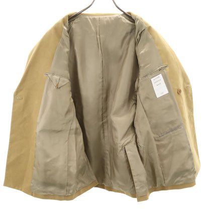 Mr.GENTLEMAN Cotton Suede Double Jacket Camel Size L