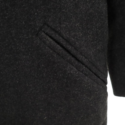 HERMES French Wool Coat Gray Size 38