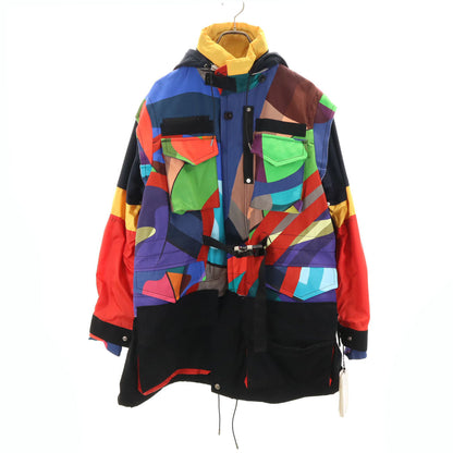 Sacai 21AW KAWS Collaboration Multi Mountain Jacket Size 1