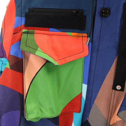 Sacai 21AW KAWS Collaboration Multi Mountain Jacket Size 1