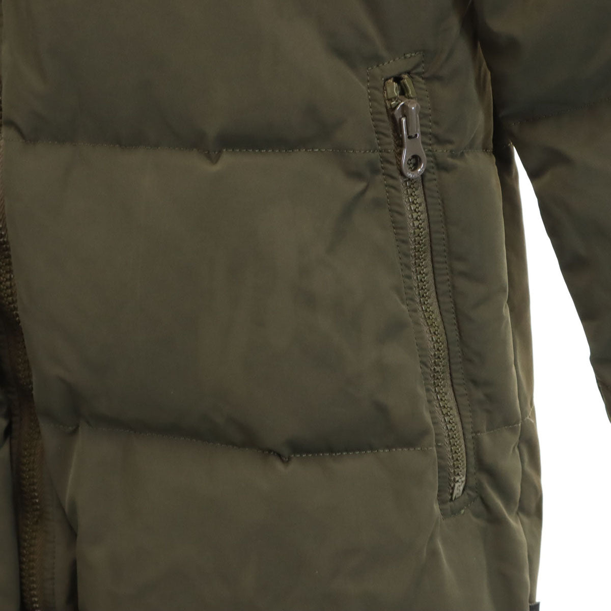 DUVETICA Down Coat Khaki Size 40