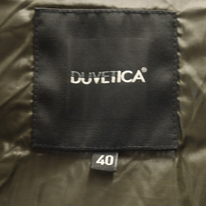 DUVETICA Down Coat Khaki Size 40