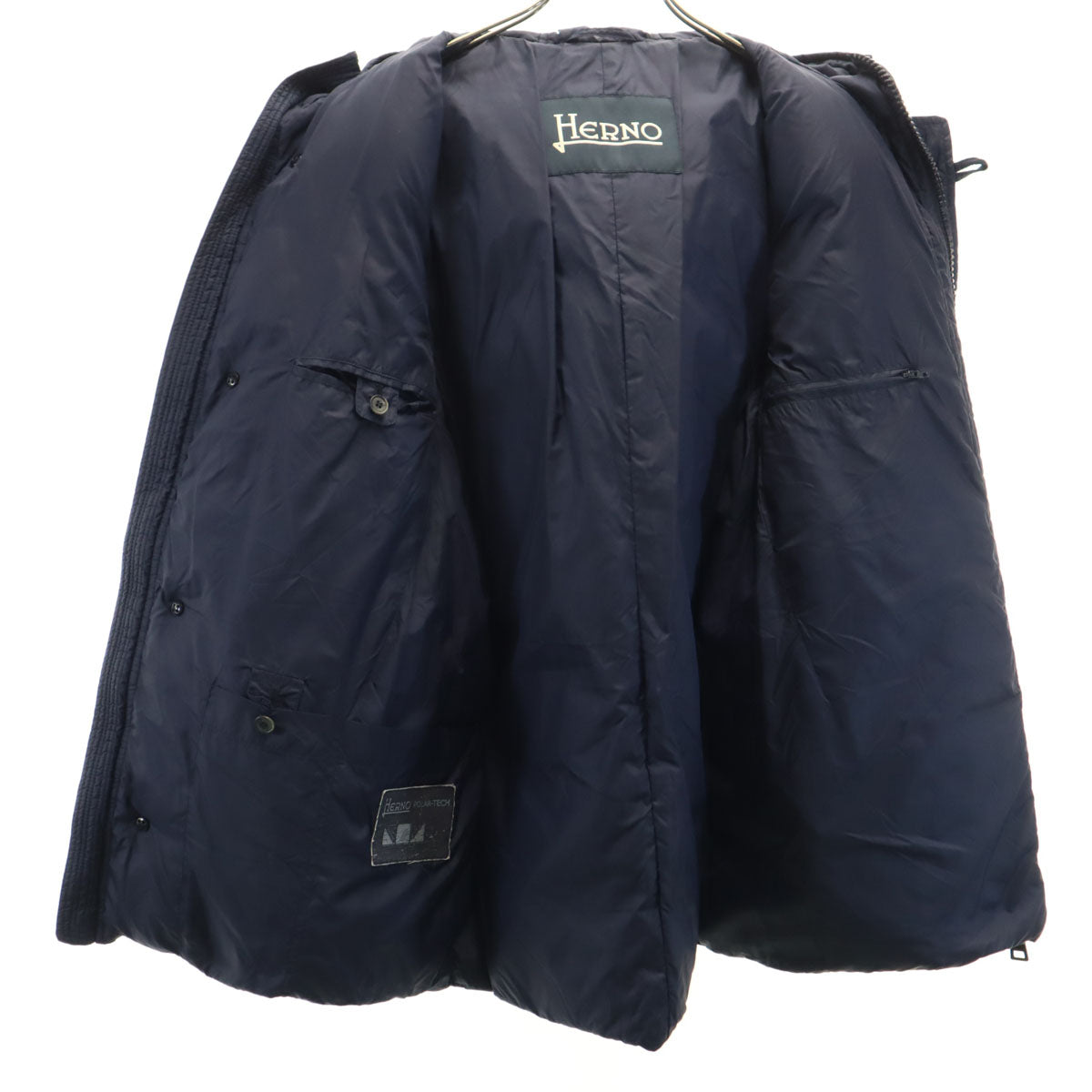 Herno Down Jacket Navy Size 48