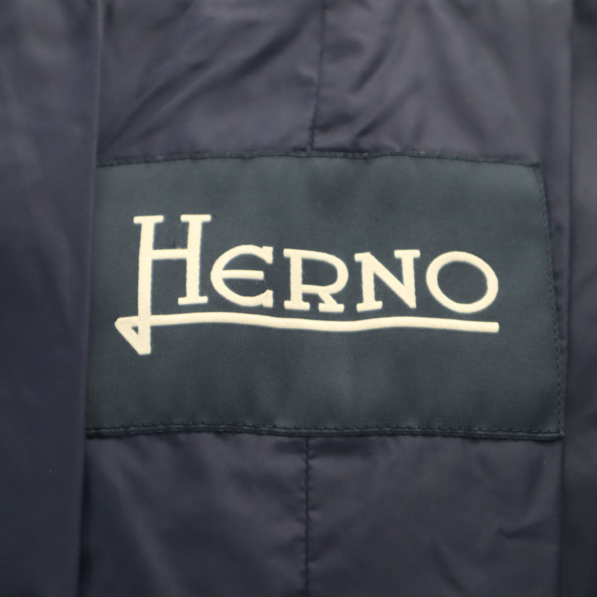 Herno Down Jacket Navy Size 48