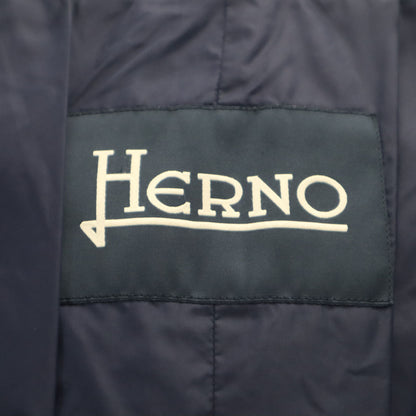 Herno Down Jacket Navy Size 48
