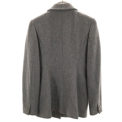 FENDI 90s Italian Made Wool Jacket Gray Size 42