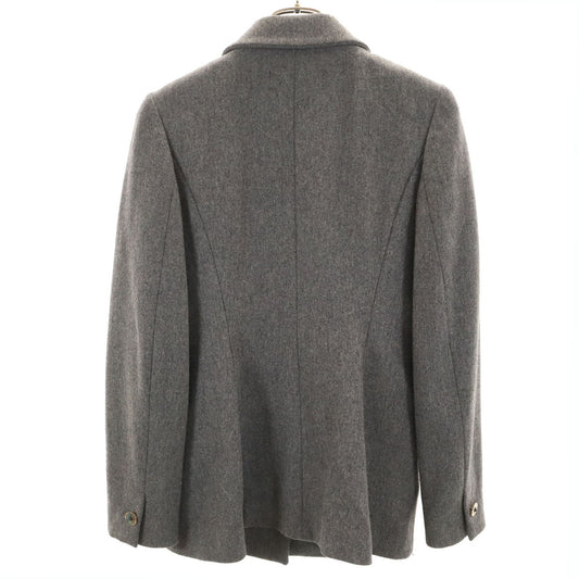 FENDI 90s Italian Made Wool Jacket Gray Size 42