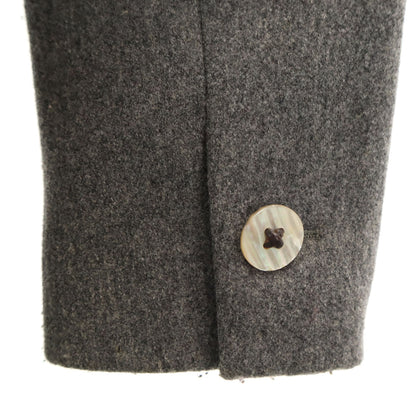 FENDI 90s Italian Made Wool Jacket Gray Size 42