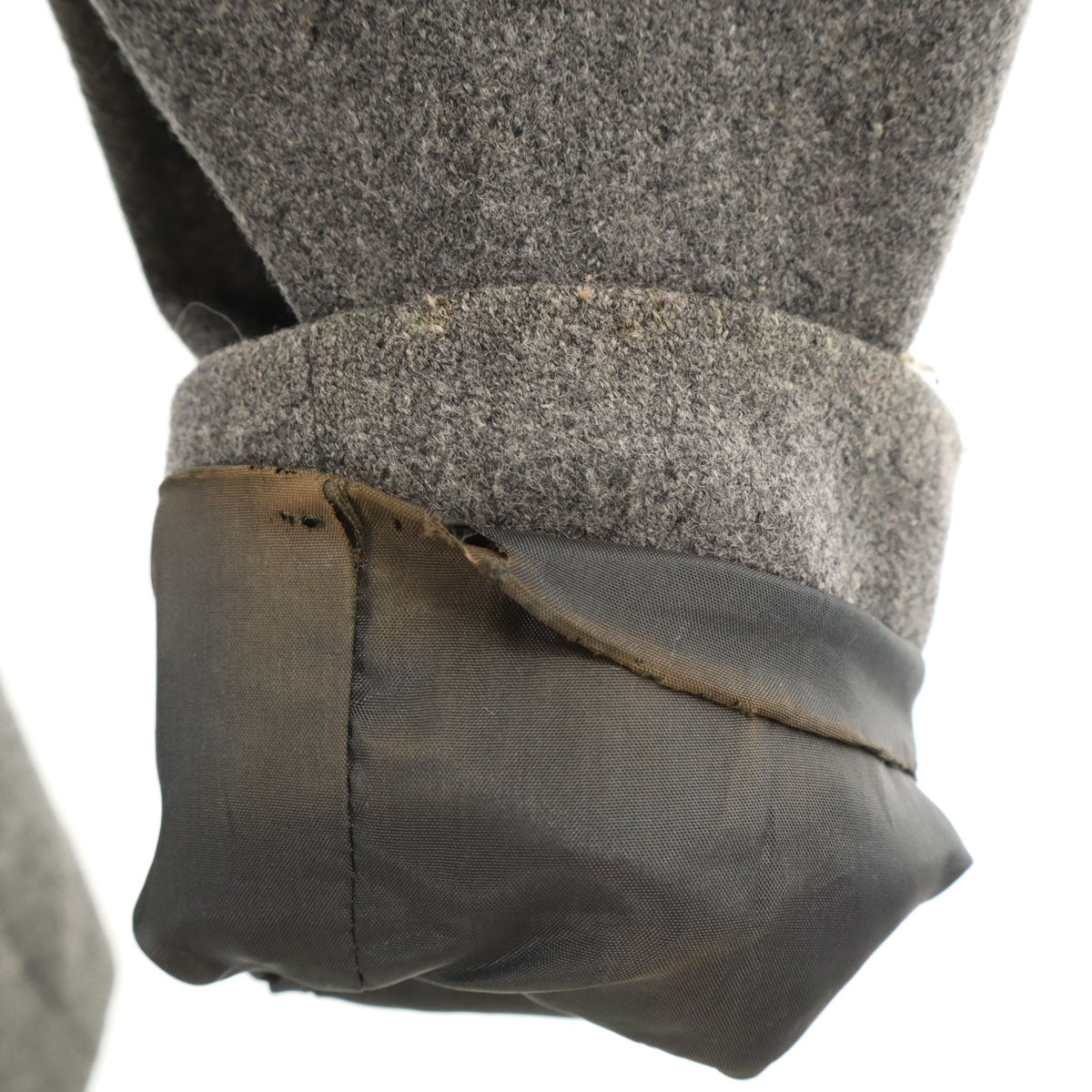 FENDI 90s Italian Made Wool Jacket Gray Size 42