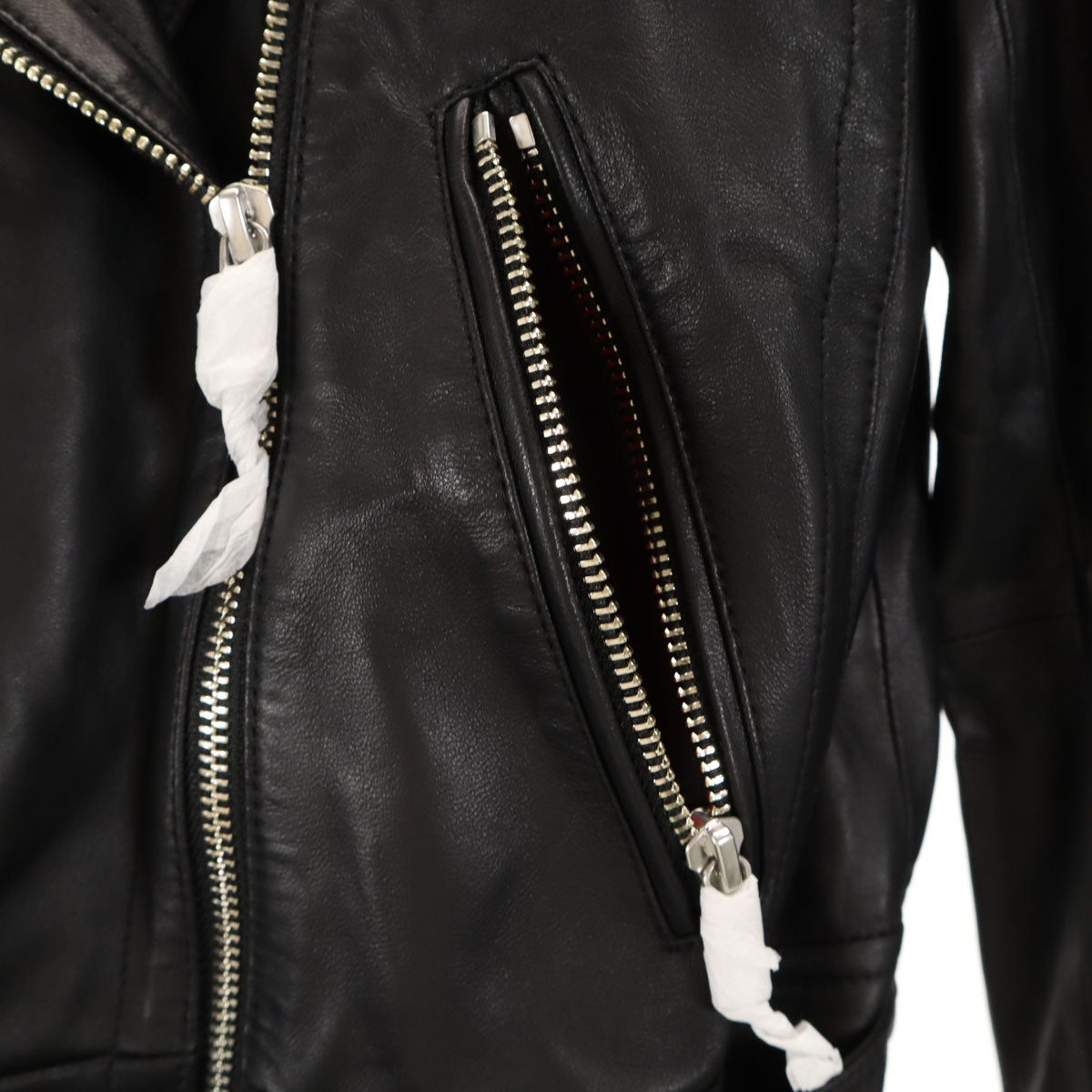 Diagram Leather Rider's Jacket Black Size 36