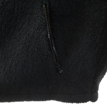 CELINE Camo Panel Half-Zip Bi-Material Jacket Black Size 48