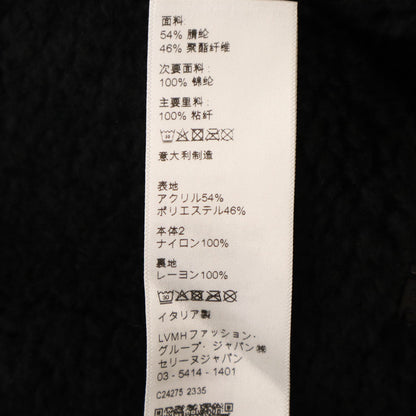 CELINE Camo Panel Half-Zip Bi-Material Jacket Black Size 48