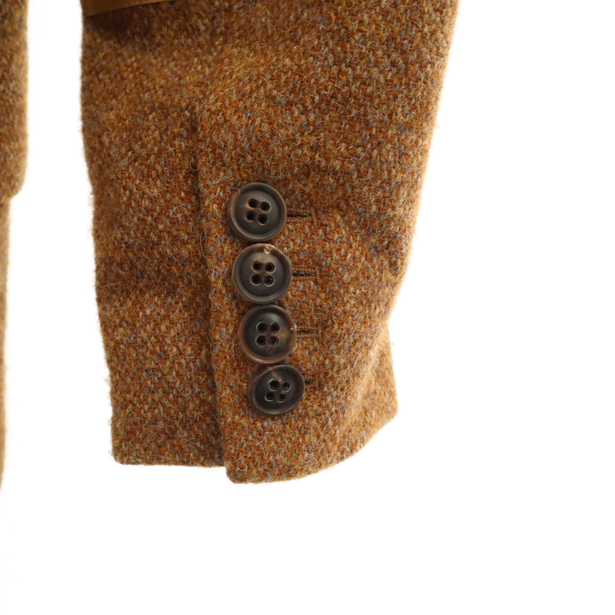Nigel Cabourn Wool Harris Tweed Mallory Jacket Brown Size 8