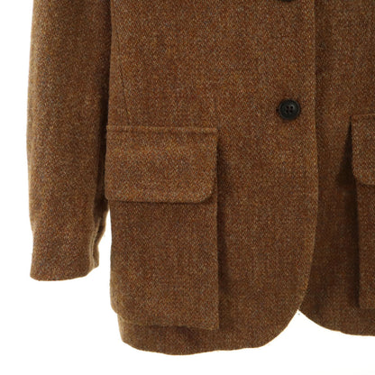 Nigel Cabourn Wool Harris Tweed Mallory Jacket Brown Size 8