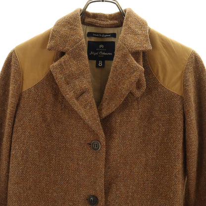Nigel Cabourn Wool Harris Tweed Mallory Jacket Brown Size 8